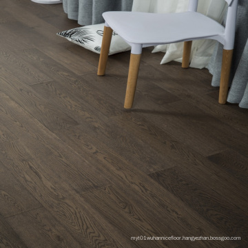 Factory supply dark color oak cheap engineered floor